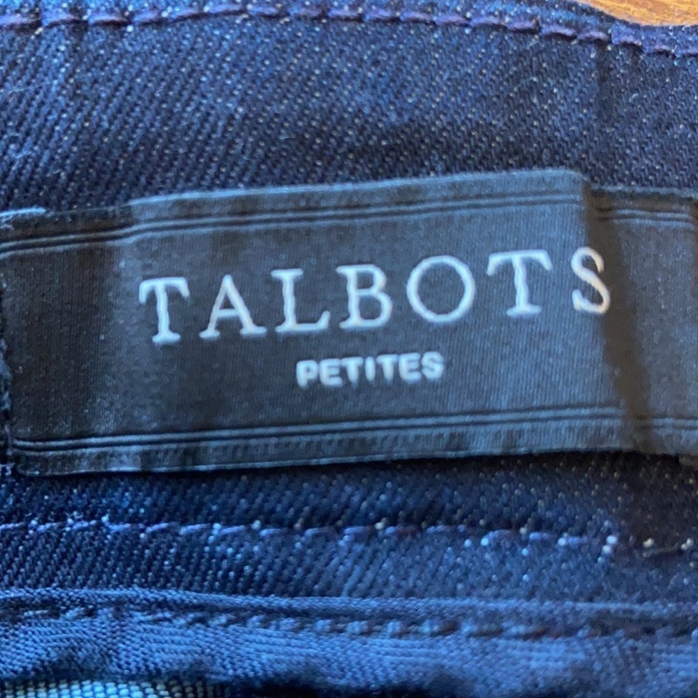 Talbots Slim Ankle 8 Petite Pant Side Zip - Picture 3 of 6